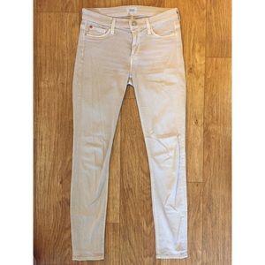 Hudson Jeans - Midrise Nico Skinny Beige Size 27